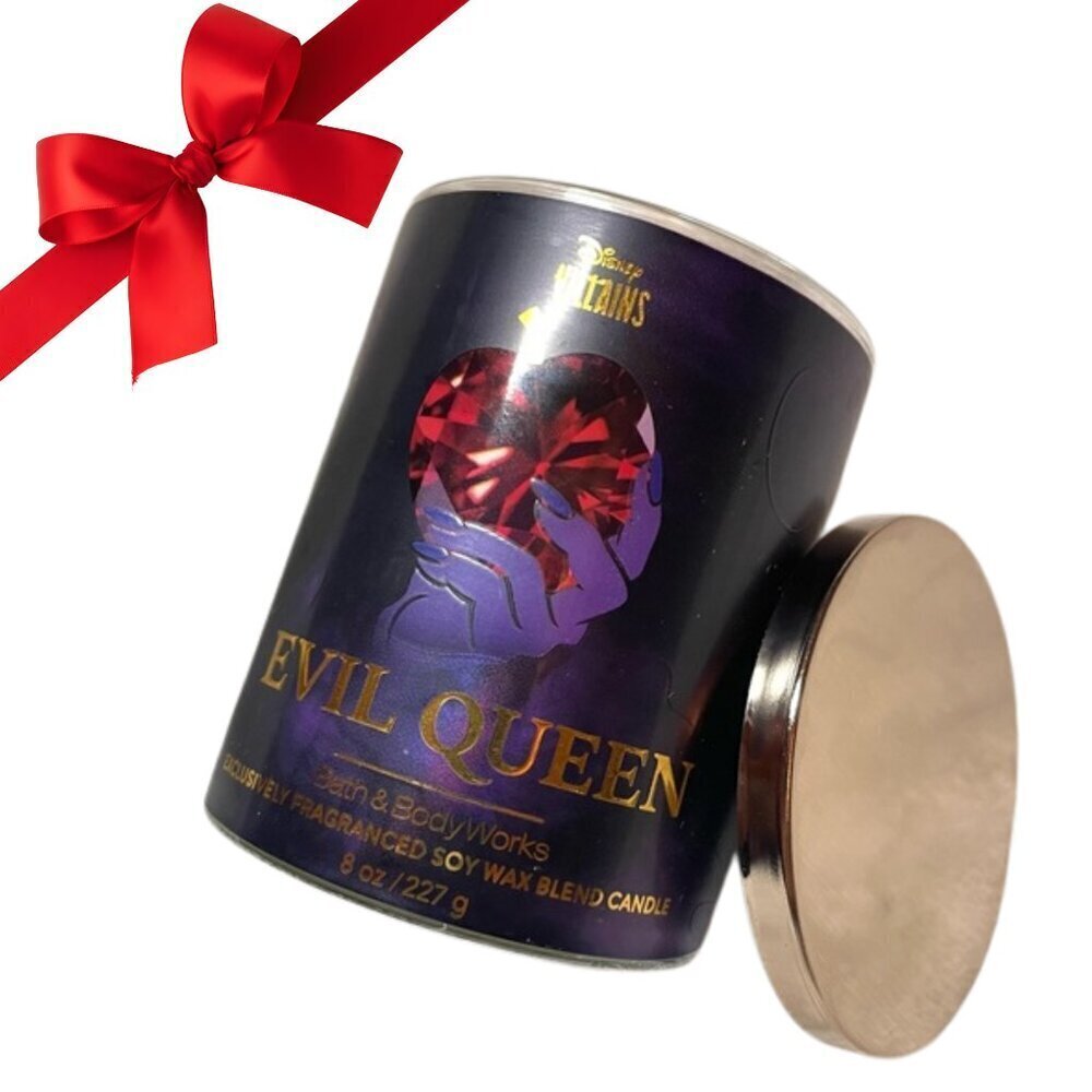 🍎 NWT Disney Villains Evil Queen Candle Bath & Body Works 8oz Single Wick